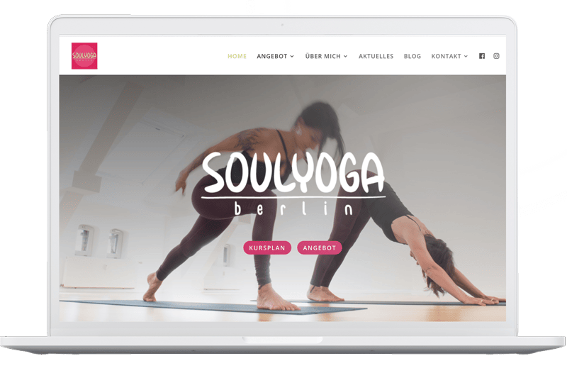 yoga websites portfolio